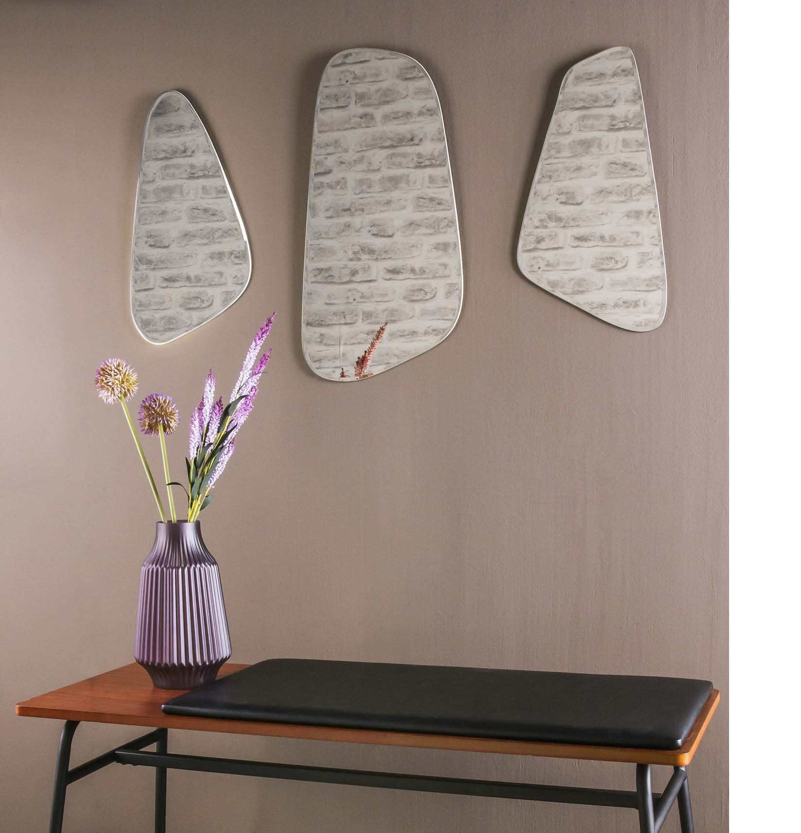decoration-murale-argentee-set-miroirs-chrome