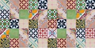 tapis-salon-moderne-mosaique