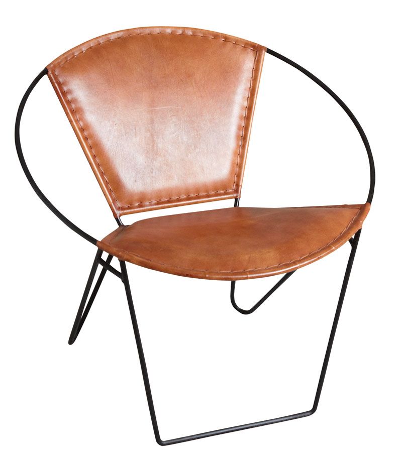 fauteuil-tendance-cuir-rond