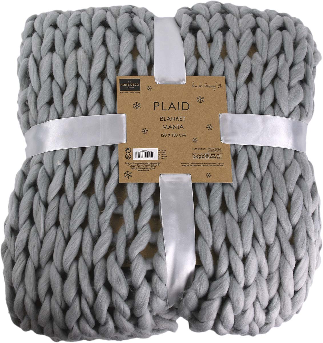 decoration-petit-salon-plaid-gris