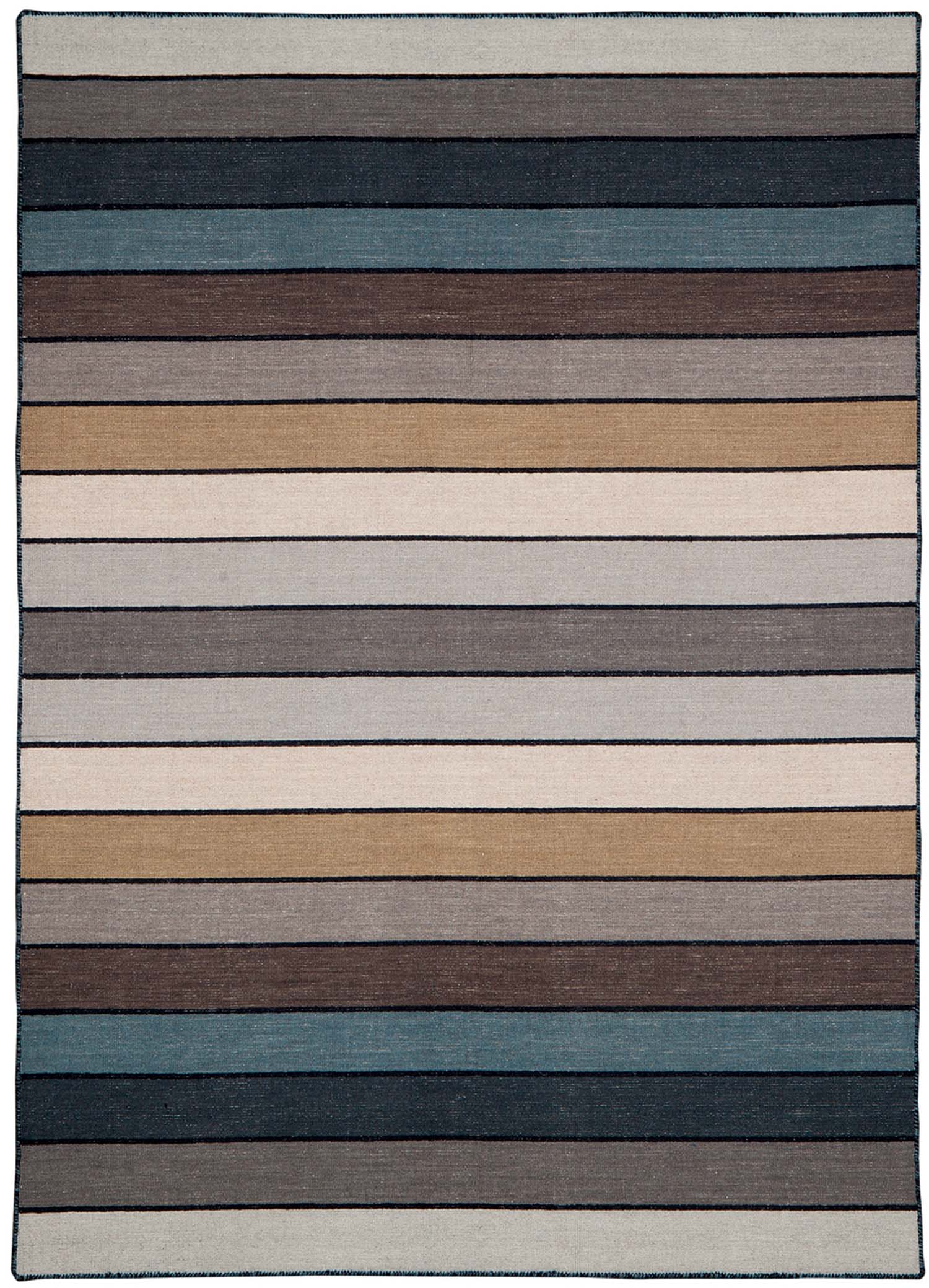 Tapis en laine et coton tonnerre Arsene 300 x 200 cm