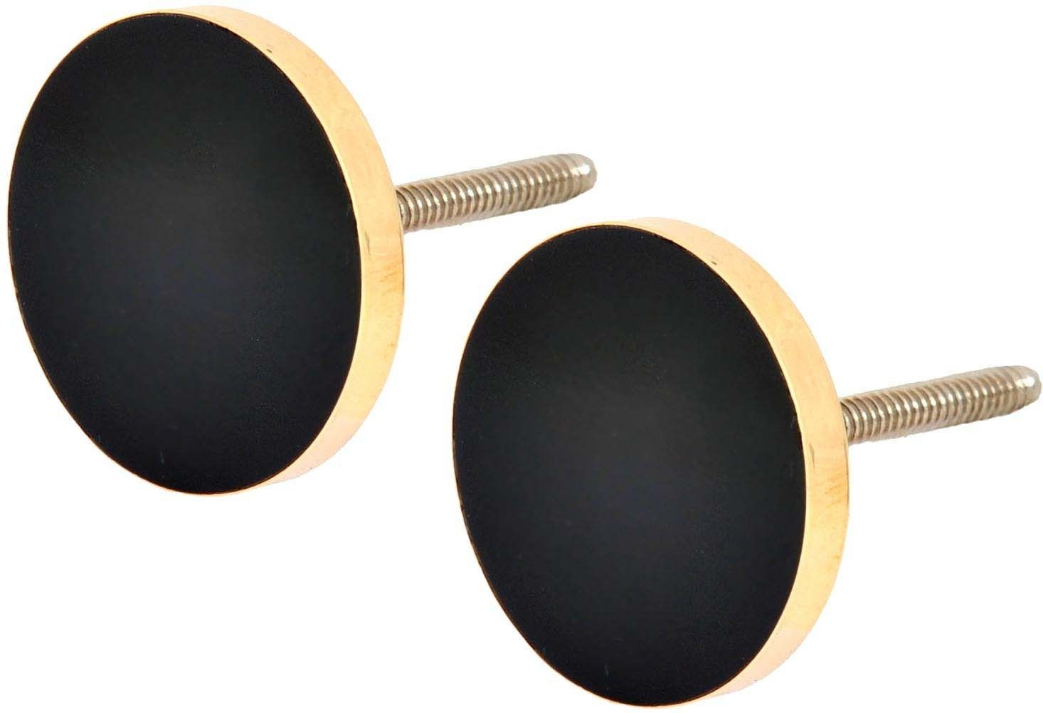 Bouton de porte rond minimaliste (Lot de 2)