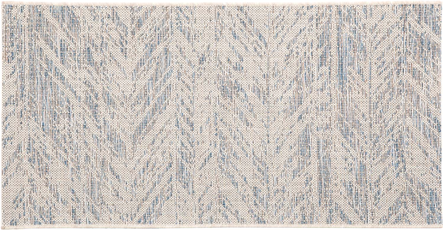 Tapis en polypropylène acier Evora 110 x 60 cm