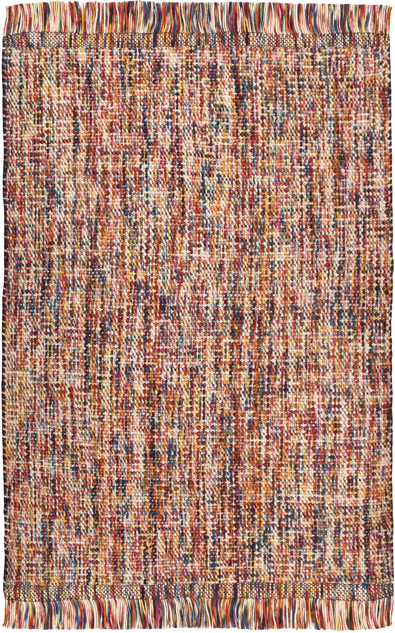 Tapis en laine multicolore Kulti 170 x 120 cm