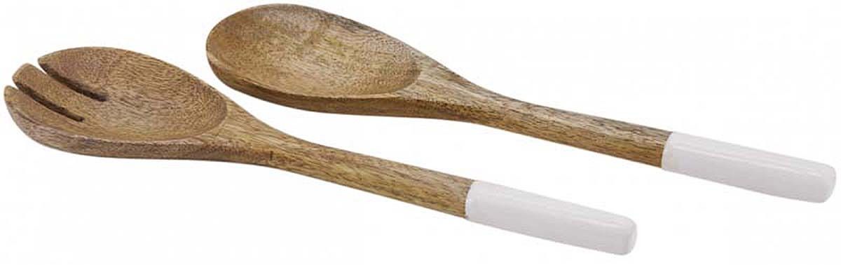 Couverts à salade en bois de manguier