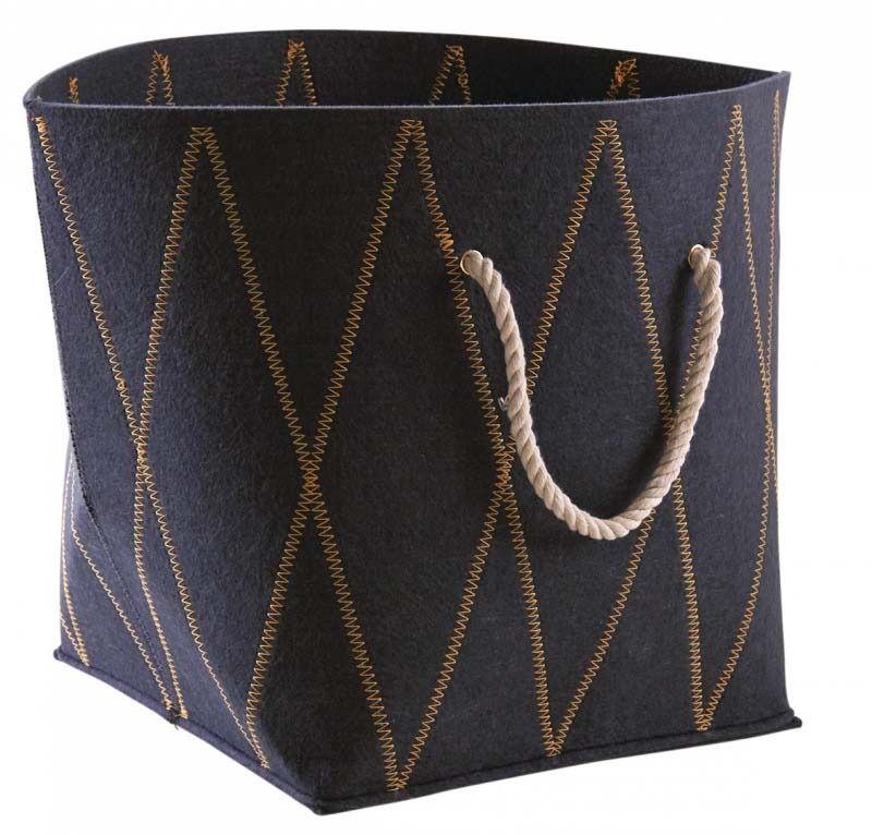 Sac de rangement en feutrine losanges