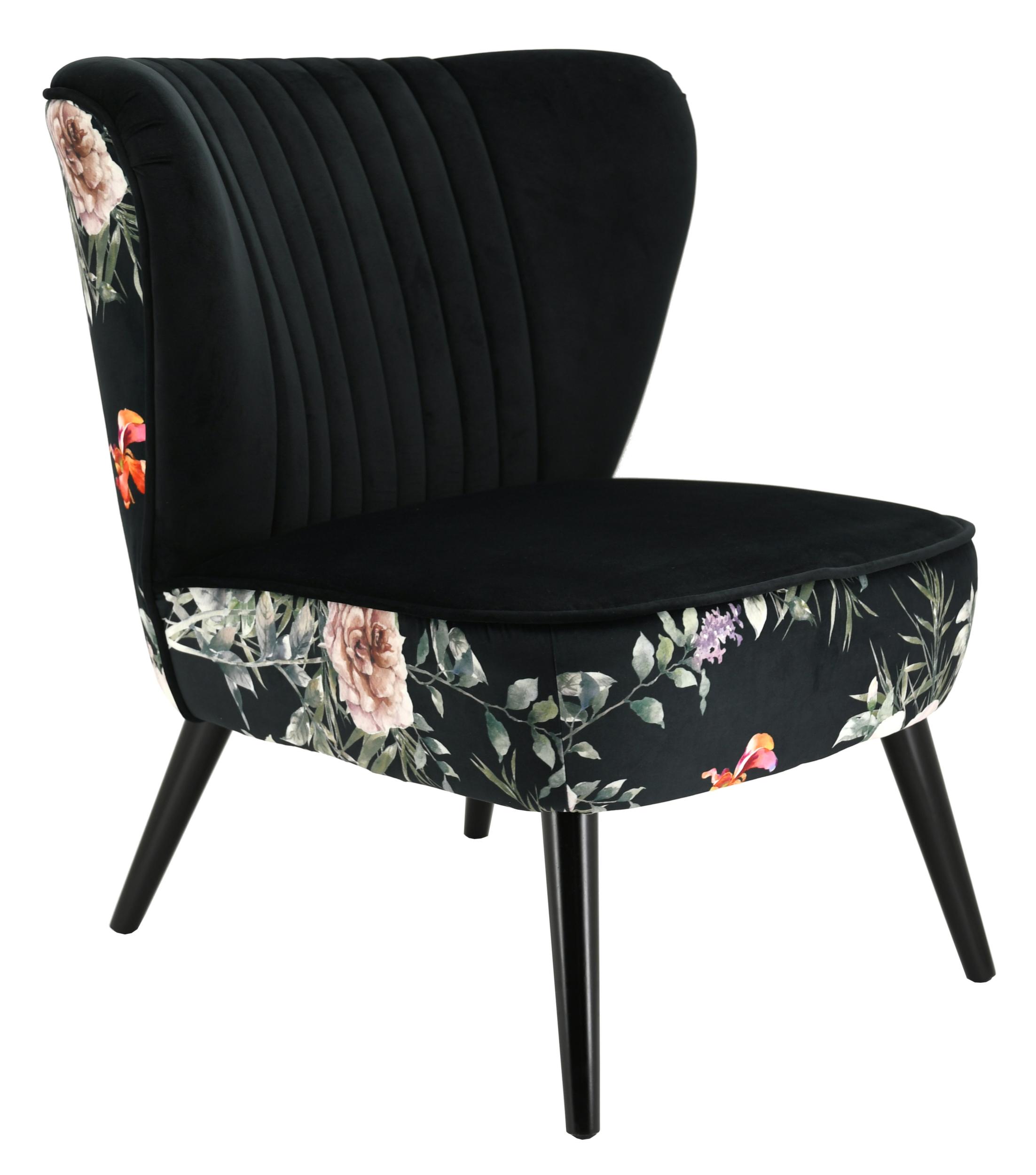 Fauteuil coquille en velours