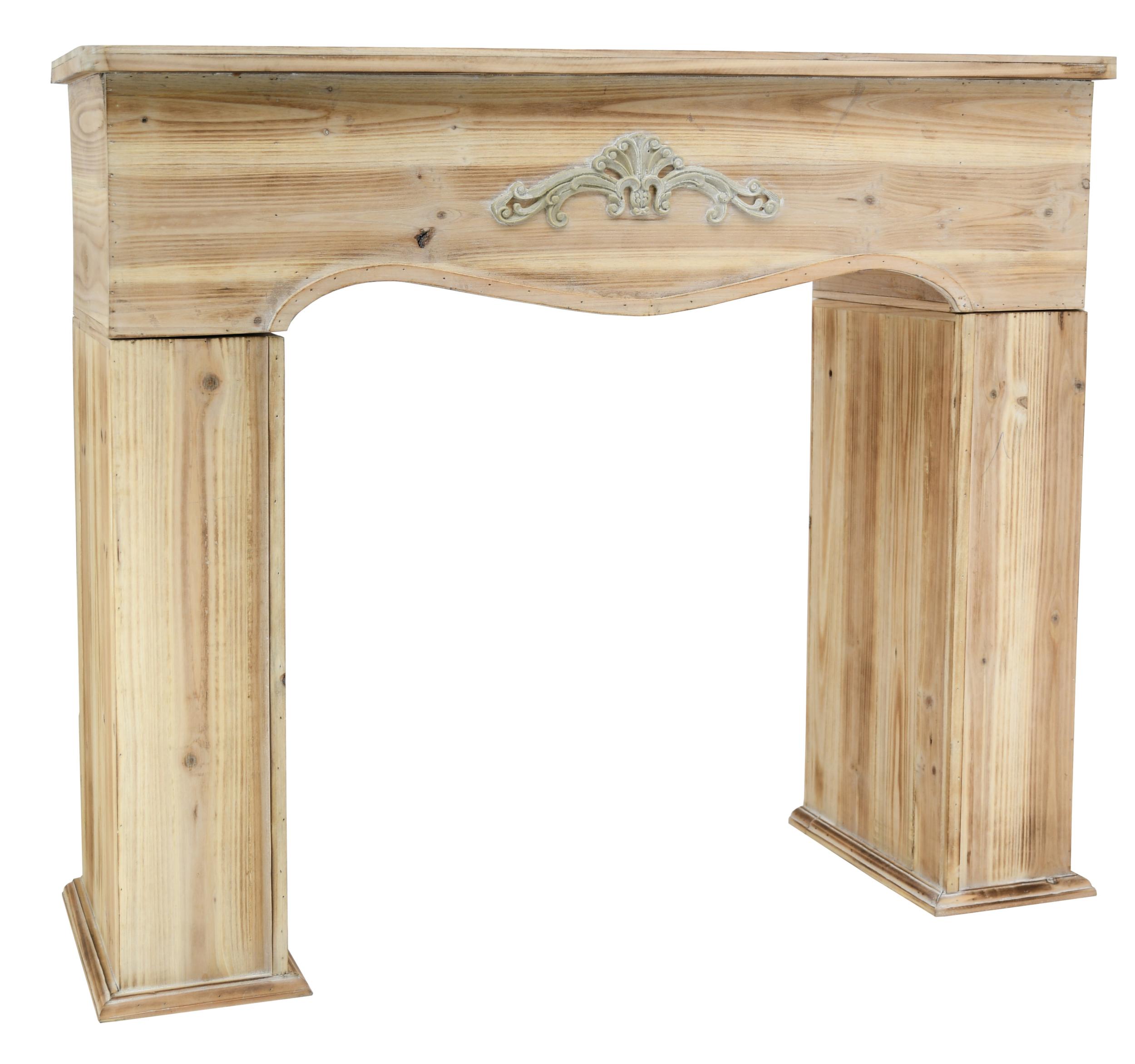 Manteau de cheminée en pin naturel Montagna