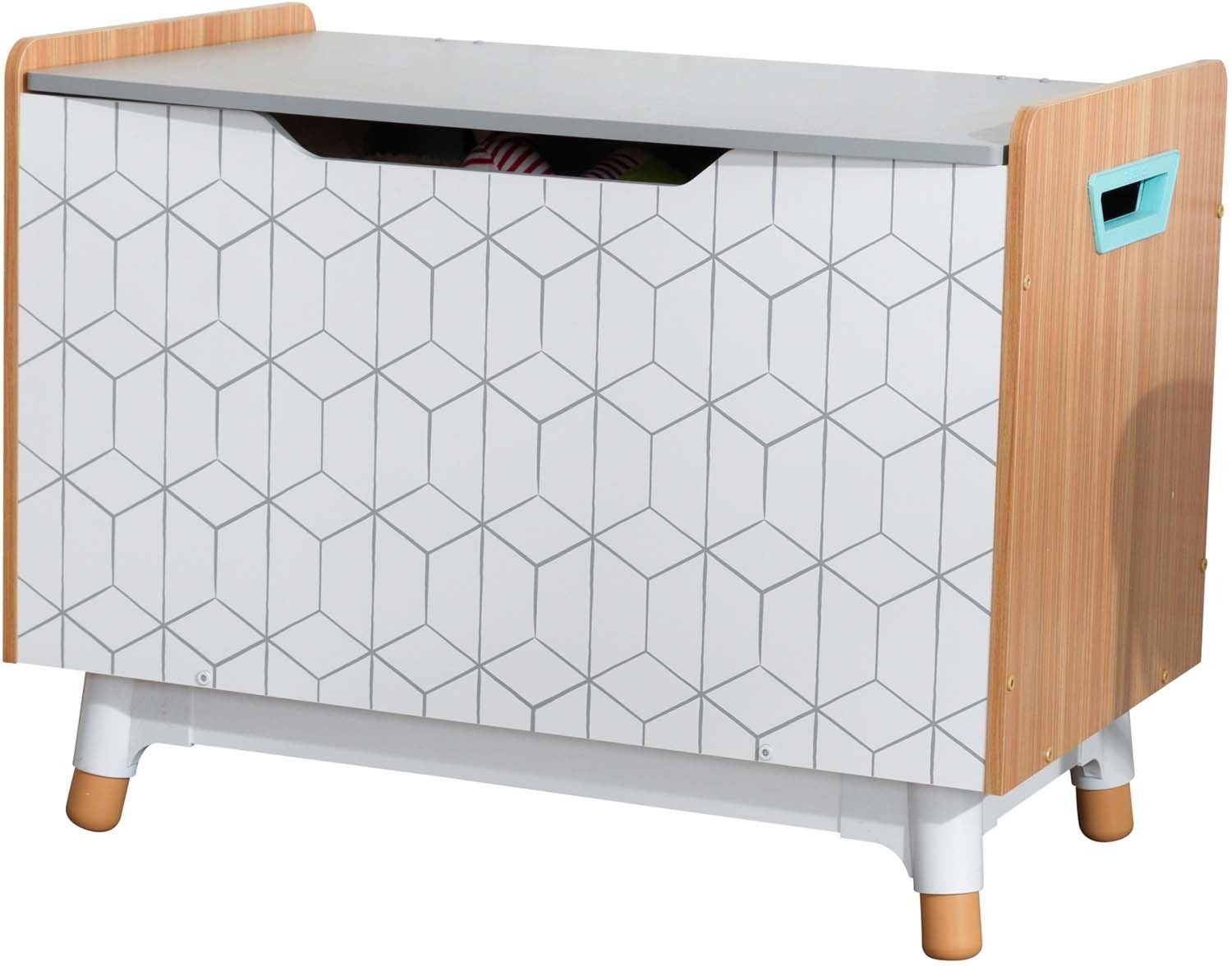 Coffre à jouets en bois Mid Century