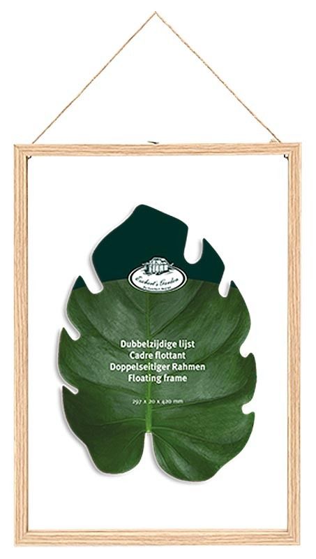 Cadre bois et verre pour feuille XL