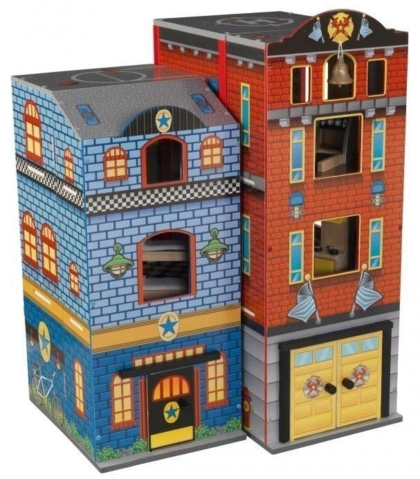 Gendarmerie et caserne pompiers pour enfant