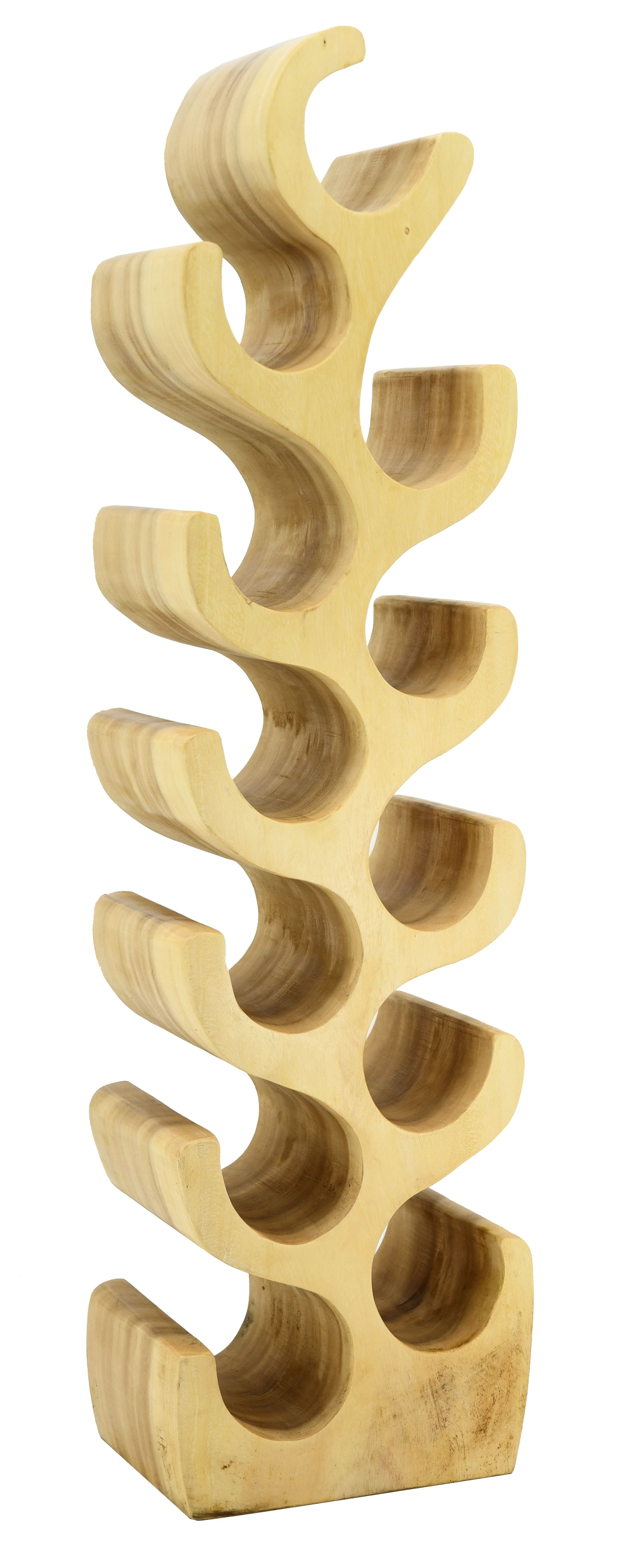 Porte-bouteilles en bois de suar