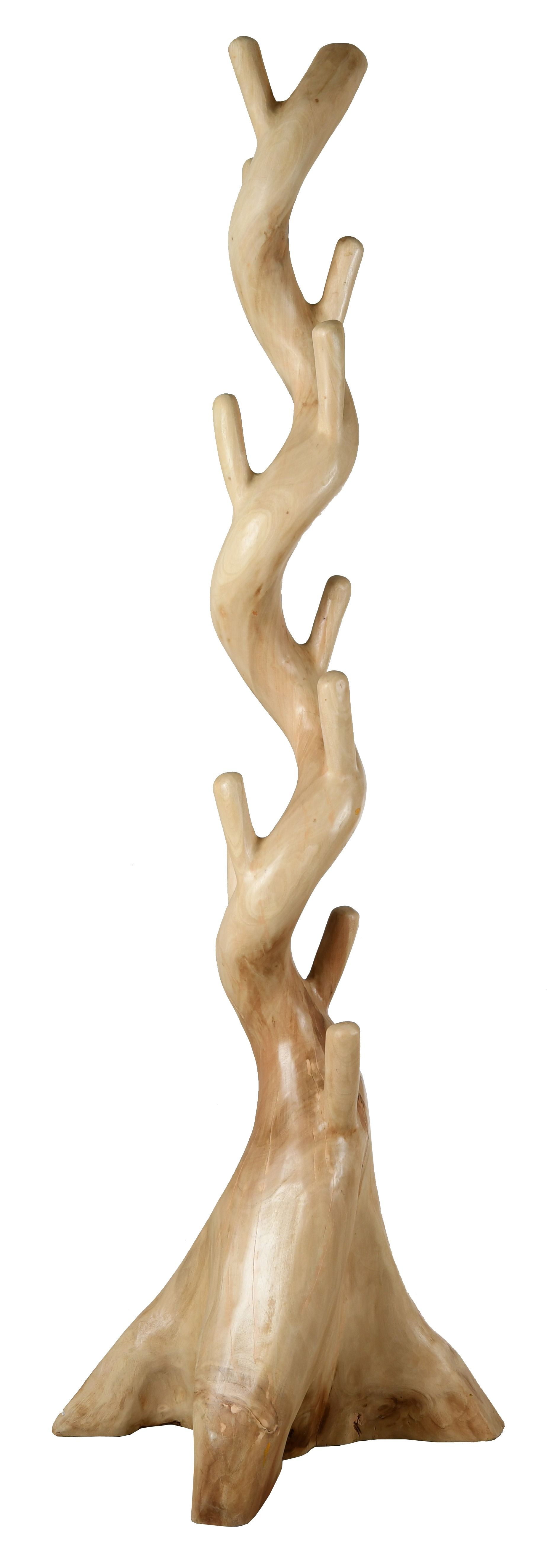 Porte-manteau design en acajou