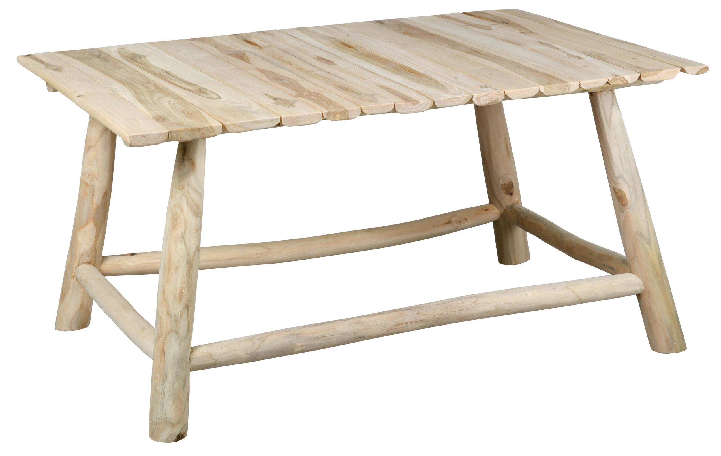 Table basse en teck naturel Arthur