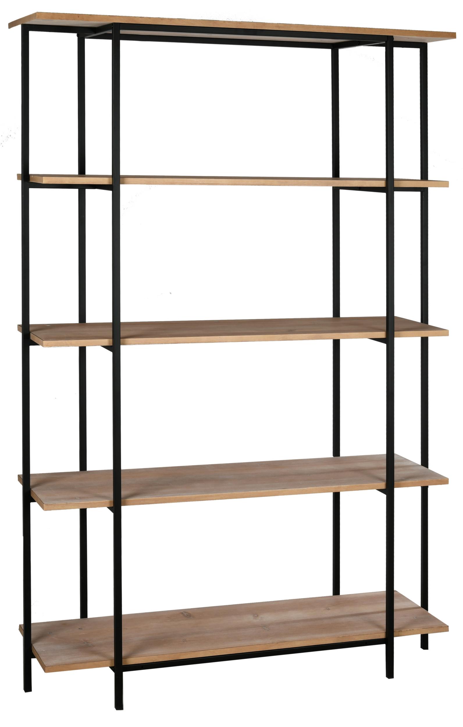 Étagère en métal avec plaquage pin Kuat