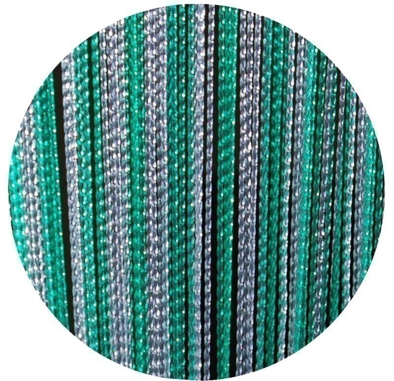 Rideau de porte en PVC vert Rimini 90x210 cm