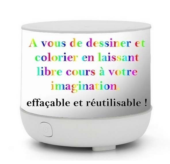 Diffuseur ultrasonique avec décor Milia Décor neutre