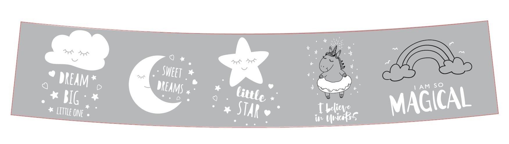 Décor pour diffuseur ultrasonique Milia Girly