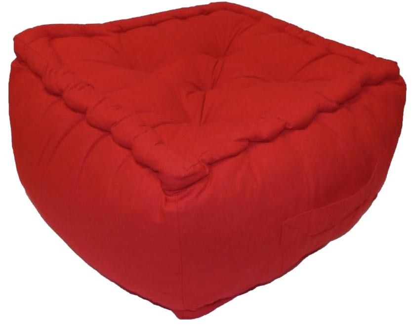 Pouf coloré en coton 30 cm