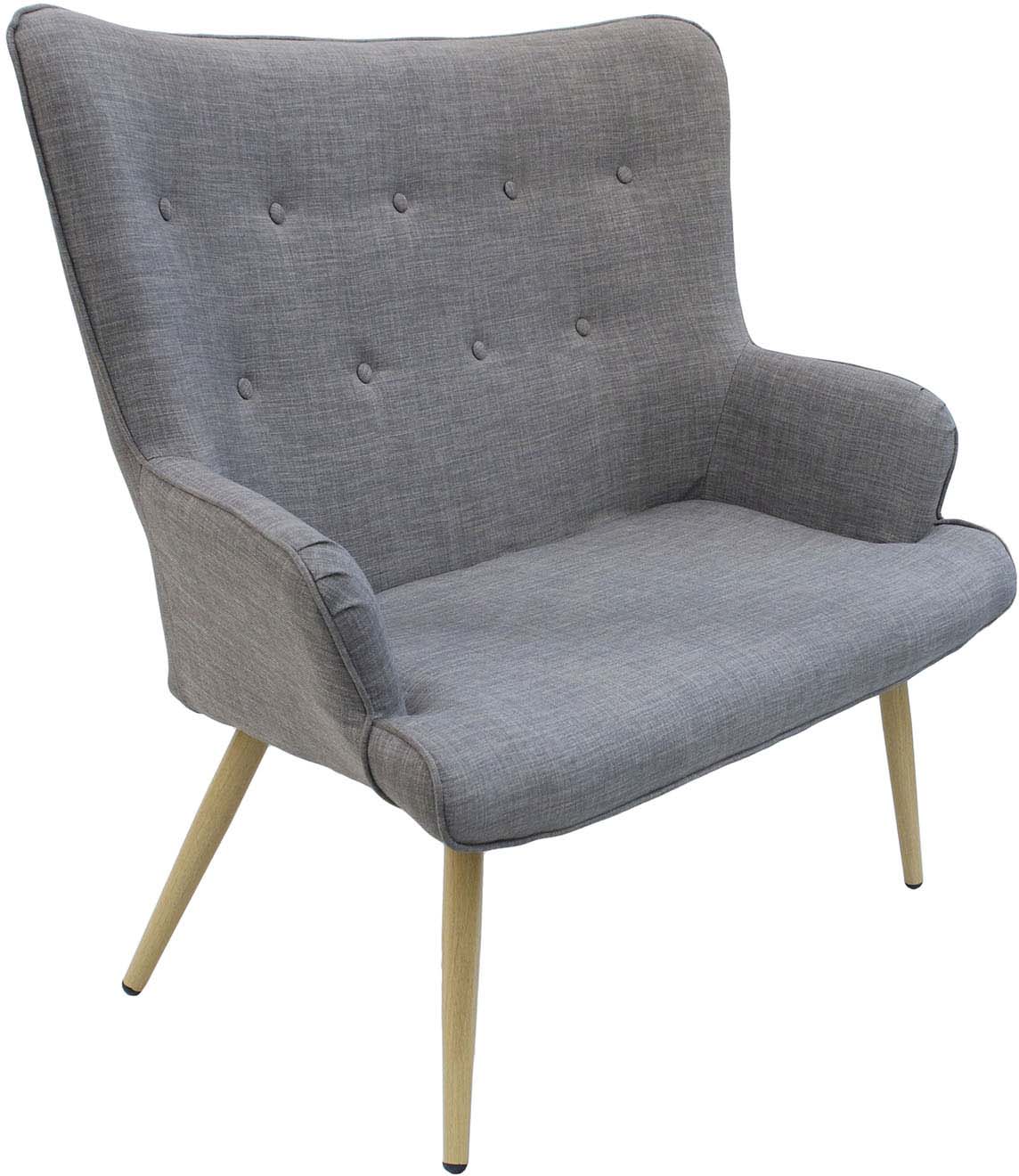 Canapé en tissu gris Helsinki