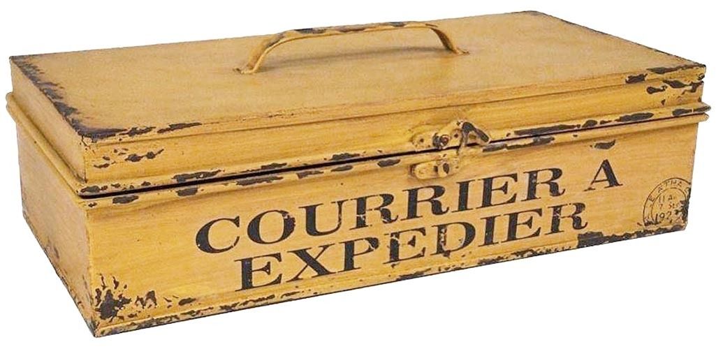 Boîte en fer Courrier à expédier