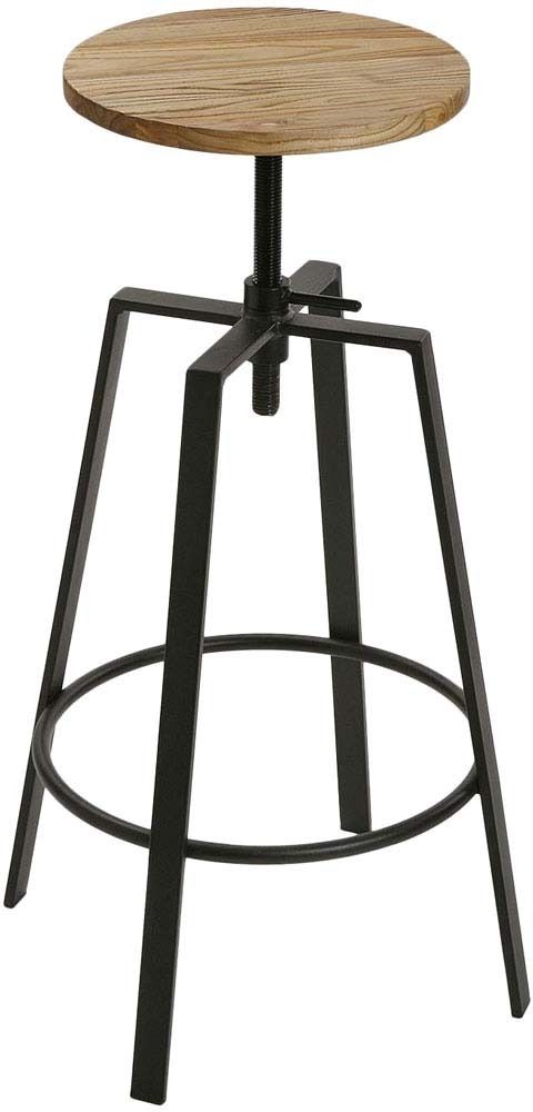 Tabouret de bar bois et métal Madera