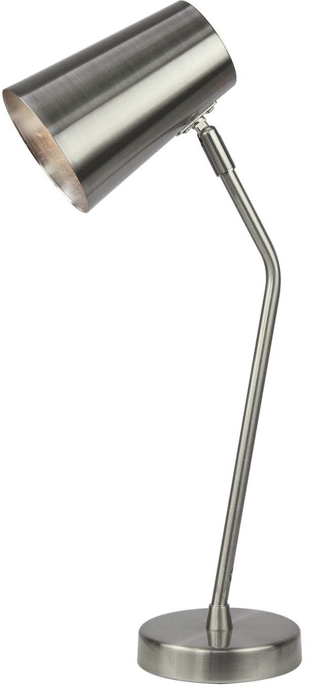 Lampe de bureau en métal Nickel