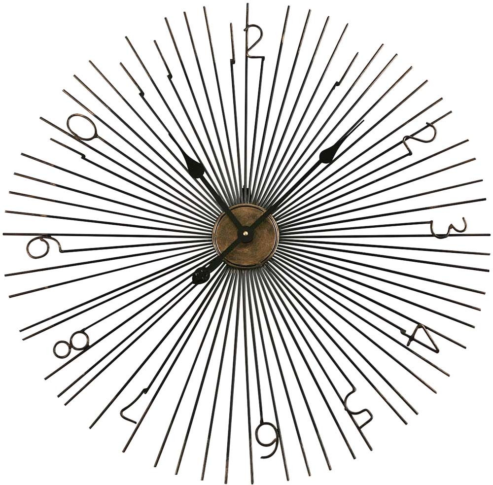 Horloge en métal filaire 69 cm