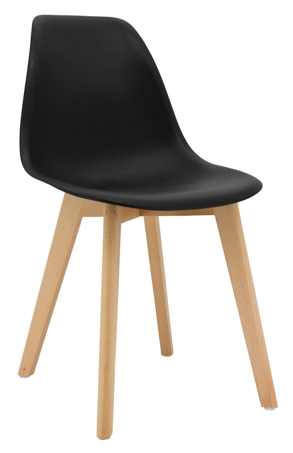 Chaise en polypropylène et bois