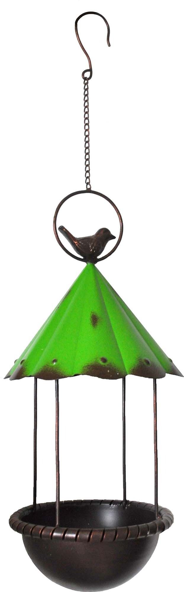 Mangeoire à suspendre parapluie vert 20 cm