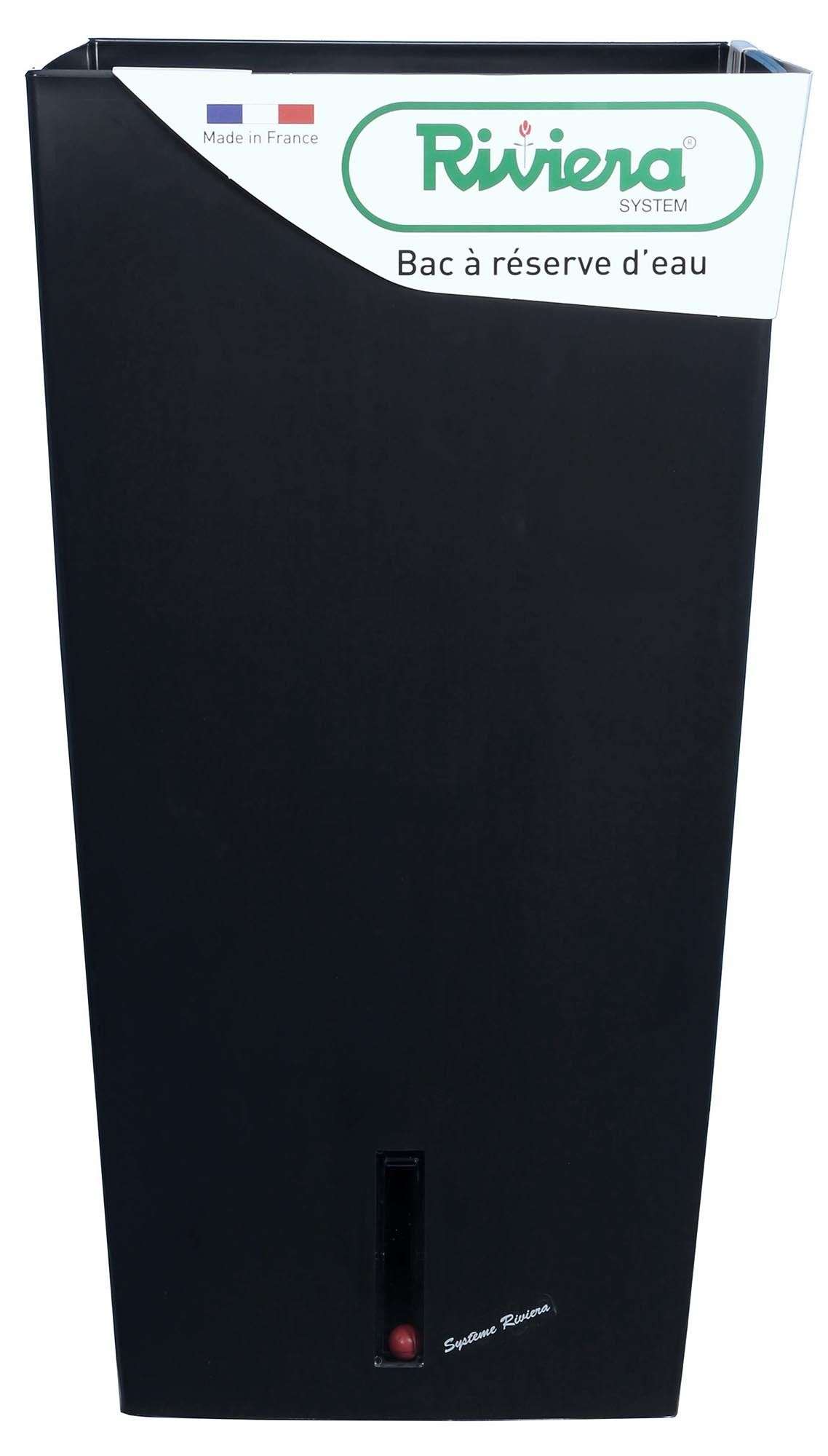 Pot en plastique carré avec réserve d'eau 52 cm Eva