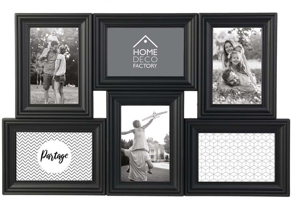 Pêle-mêle classique en plastique 6 vues