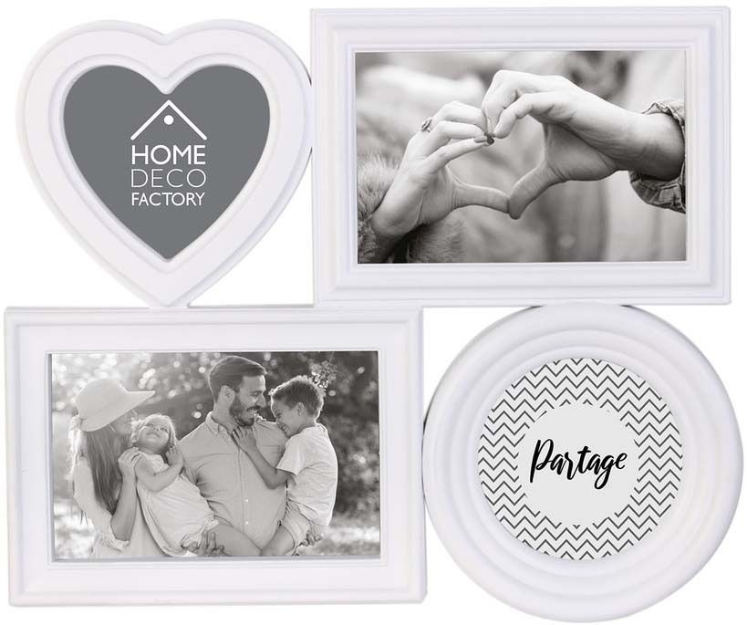 Cadres photos romantique 4 vues