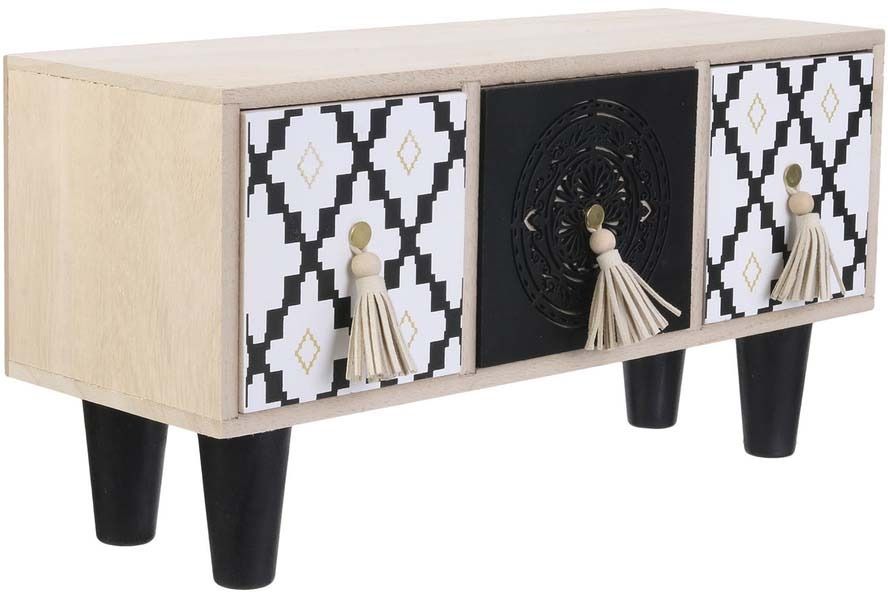 Petit rangement en bois 3 tiroirs Mirage