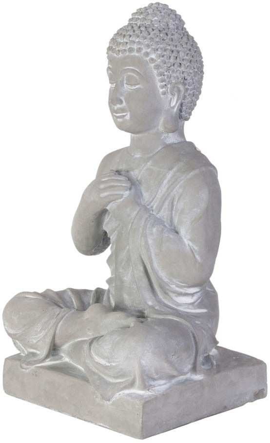 Bouddha assis ciment 27 cm