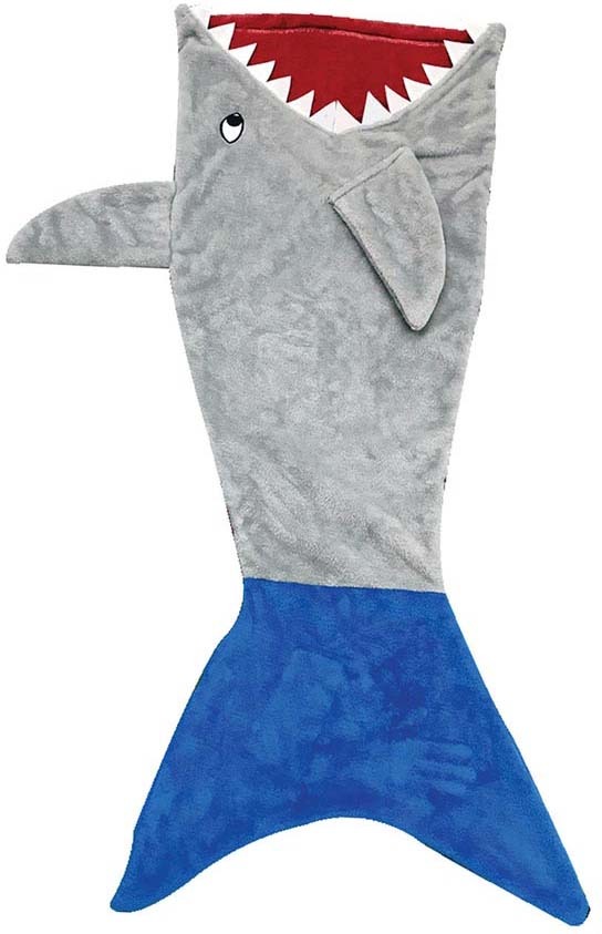 Plaid enfant en polyester Requin