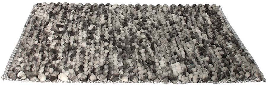 Tapis en polyester grosses mailles Relief 170x120 cm