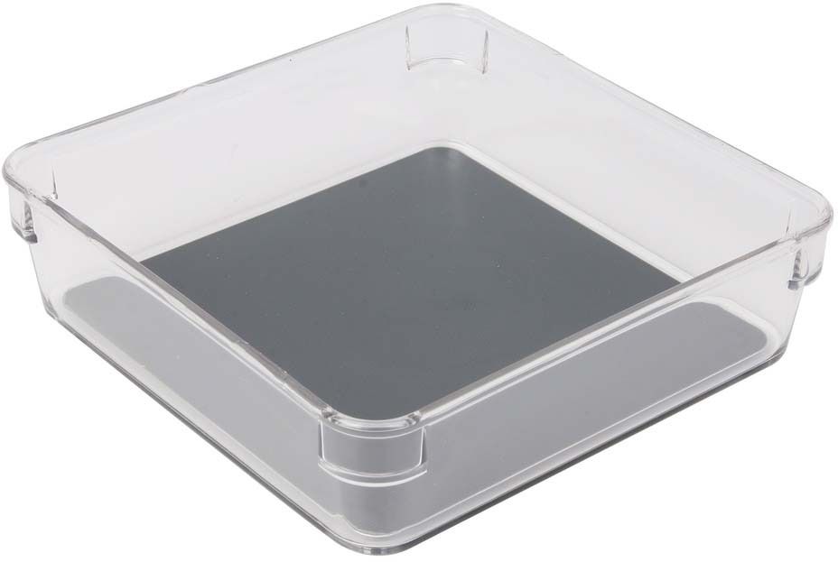 Rangement en plastique antidérapant pour tiroir 16x16x4.5 cm