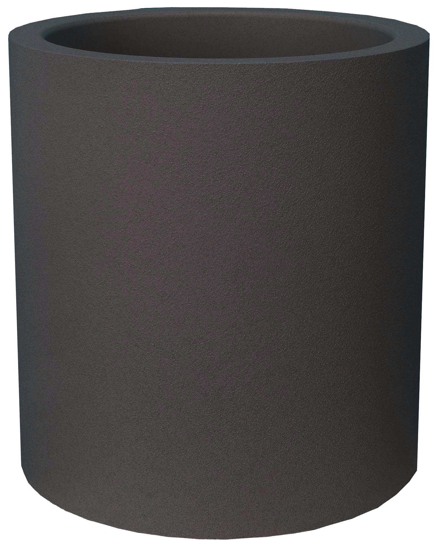 Pot en plastique rond aspect granit 30 cm