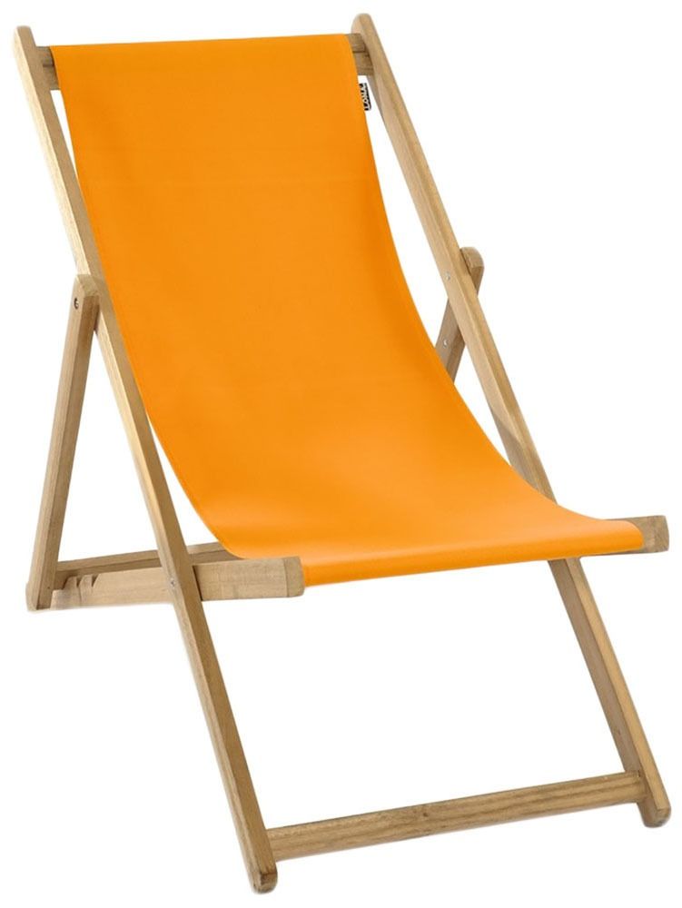 Chilienne transat enfant bois d'eucalyptus tissu 100% coton Elvas