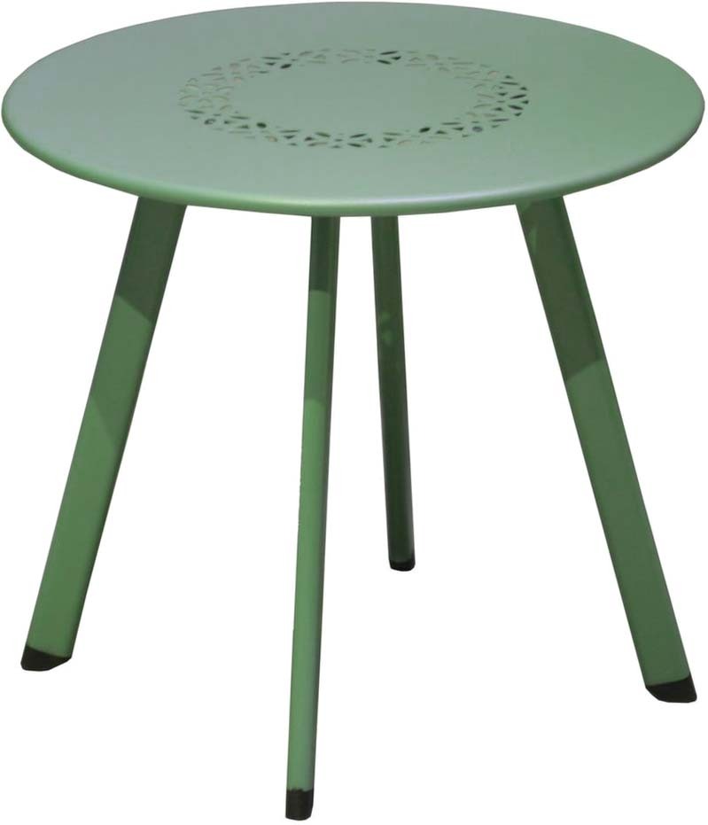 Table basse de jardin en métal Massai 40 cm