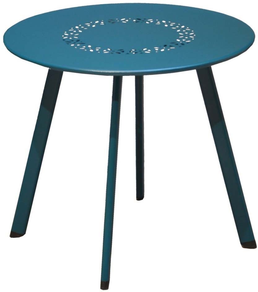 Table basse de jardin en métal Massai 45 cm