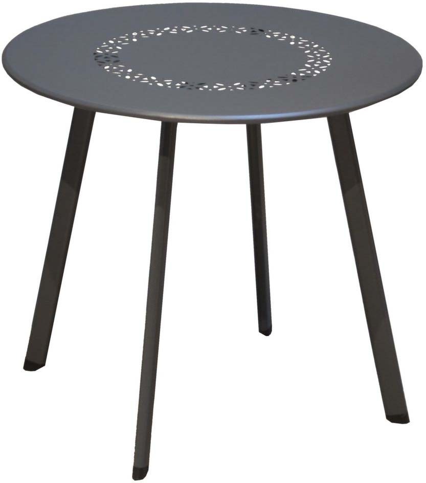 Table basse de jardin en métal Massai 50 cm