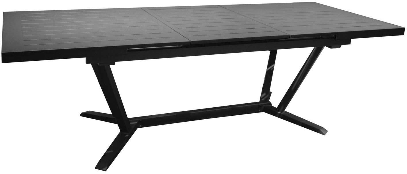 Table jardin en aluminium avec allonge Vita 180-240 cm