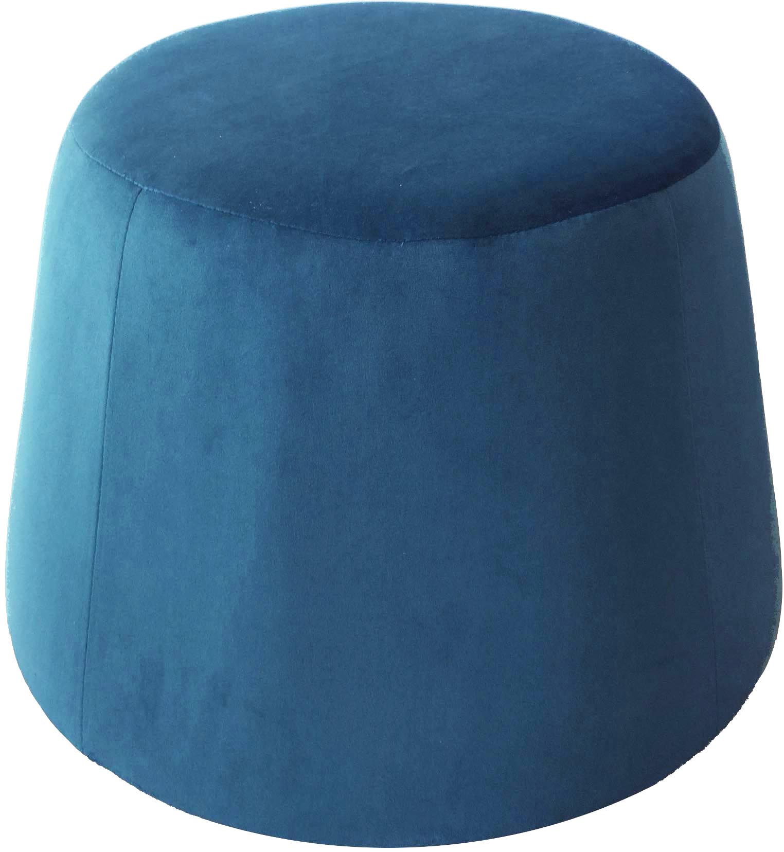 Pouf en velours Dome