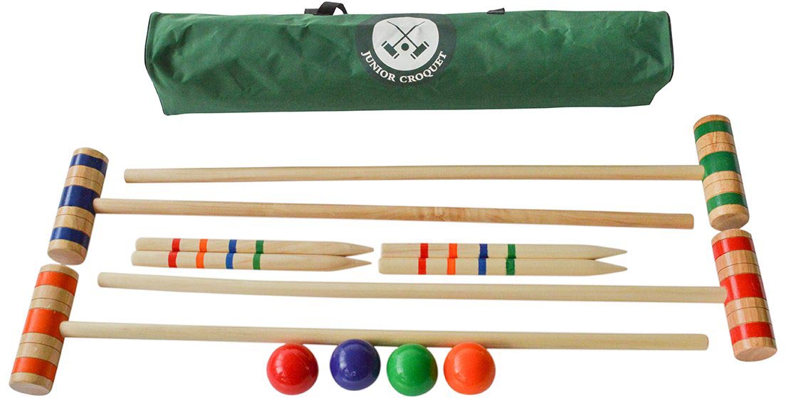 Set de croquet enfant en bois
