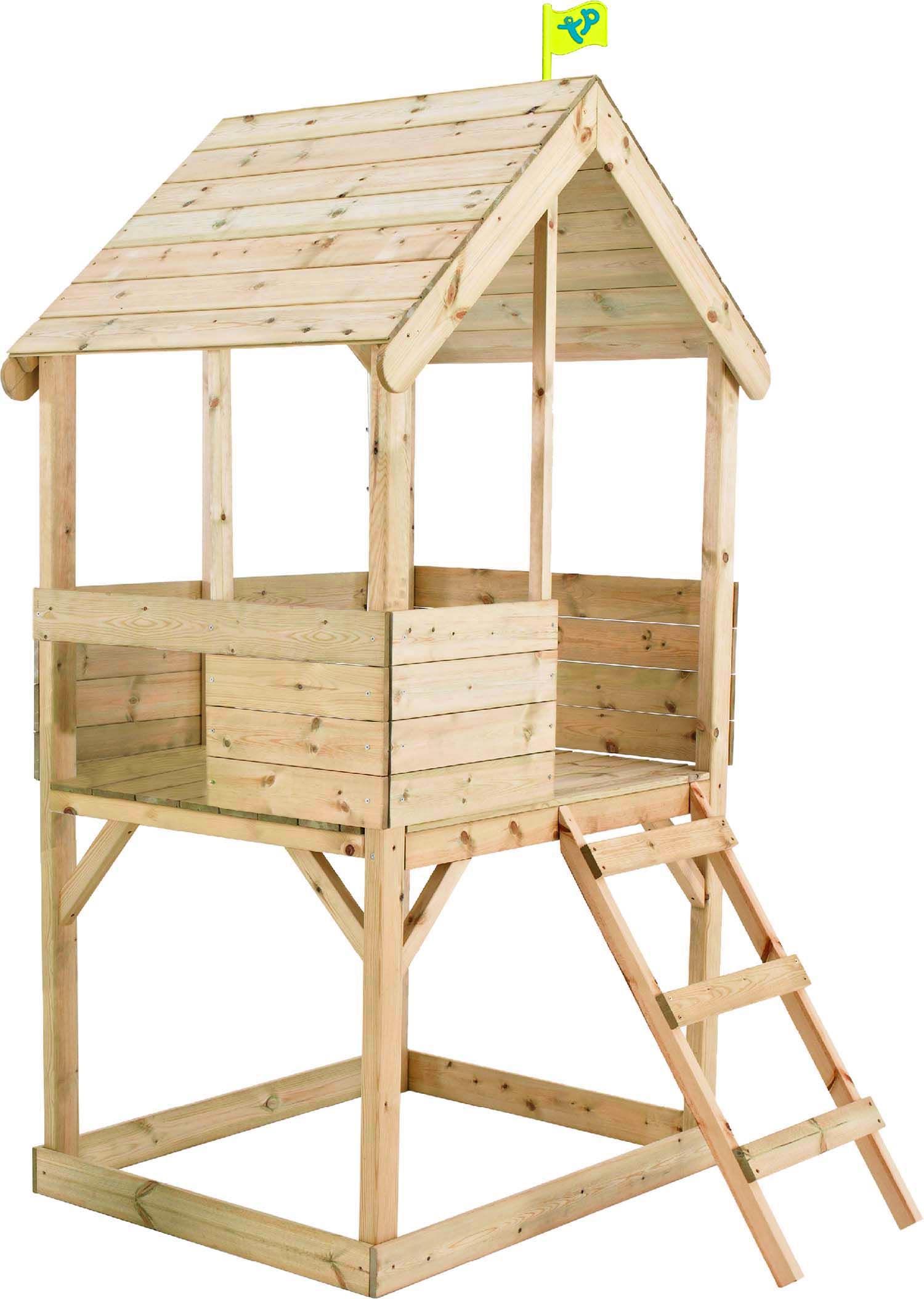 Cabane enfant sur pilotis bac à sable intégré Adventure