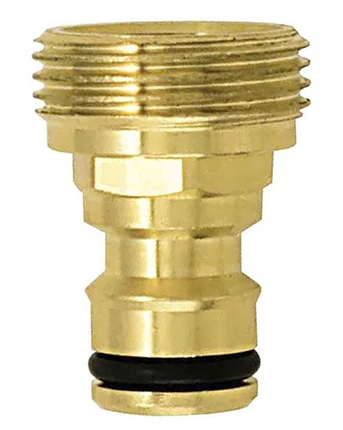 Raccord mâle automatique en laiton 15x21