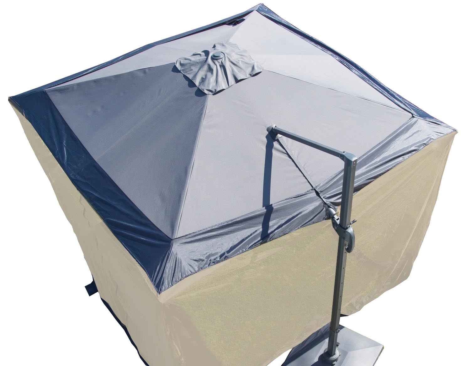 Moustiquaire parasol 3x3 m