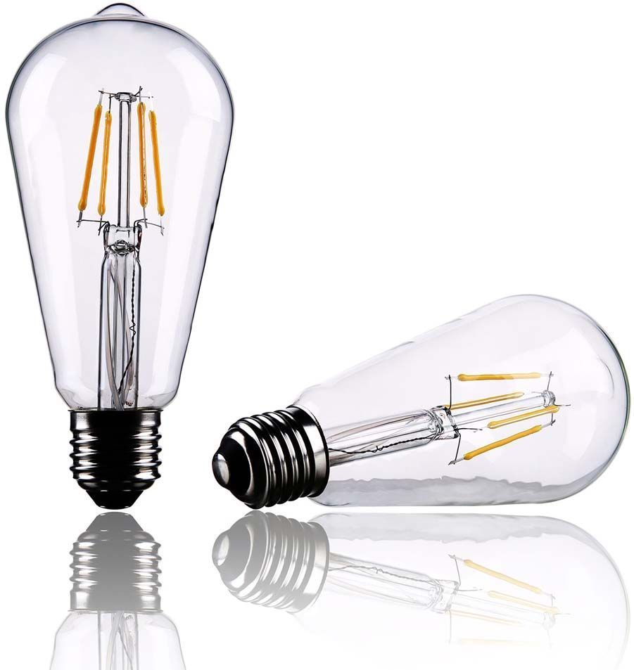 Ampoule longue LED avec filament 14.3 cm Lot de 2